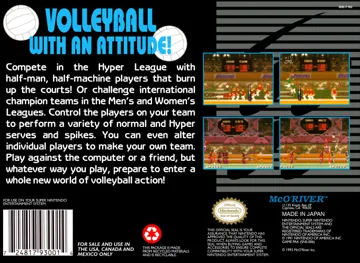 Hyper V-Ball (USA) box cover back